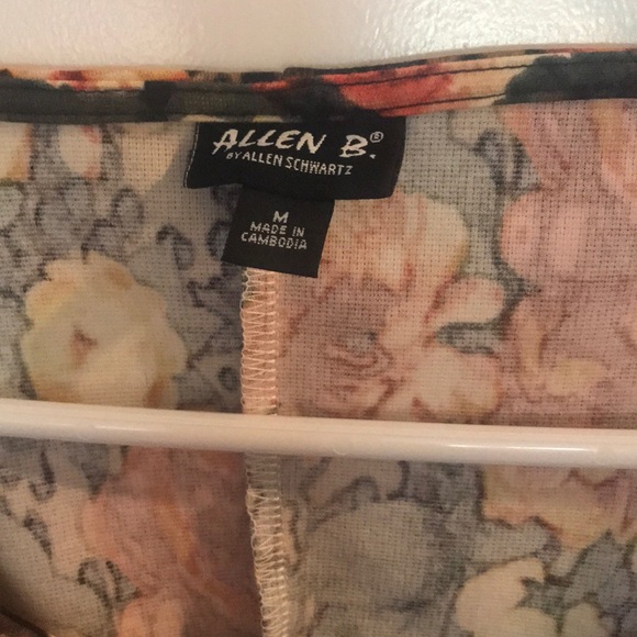 Allen B. Flower & Animal Print Dress – Size Medium (M) - Picture 3 of 6